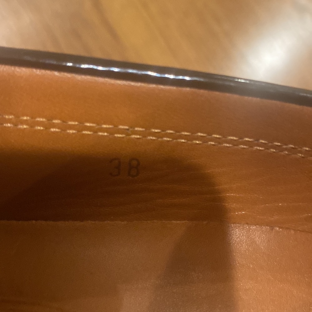 Black Paton leather Toda loafers size 38 - Picture 5 of 5
